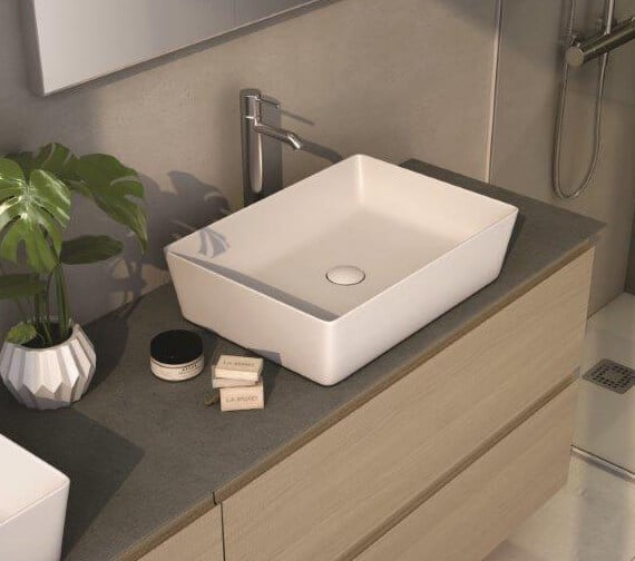 Νιπτήρας Feeling Rectangle 50x36x13 cm Rak Ceramics